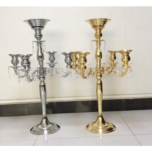 12pcs)68cm Tall Gold/Silver Candelabra/ Floral Riser/Wedding Centerpieces/Flower Ball Stand yudao1652