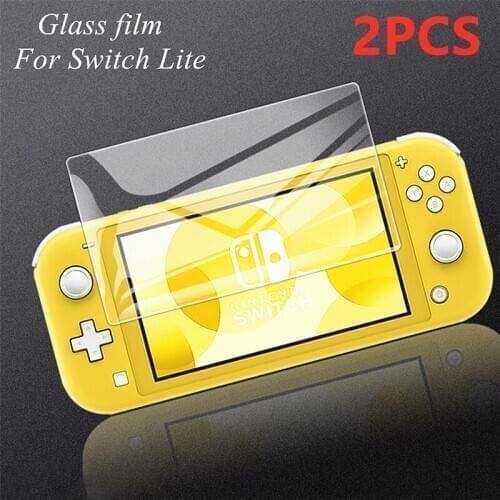 2PCS New Nintendo Switch Lite Tempered Glass Film Protector Screen Ultra-thin Explosion-proof Touch Protective For Switch Lite