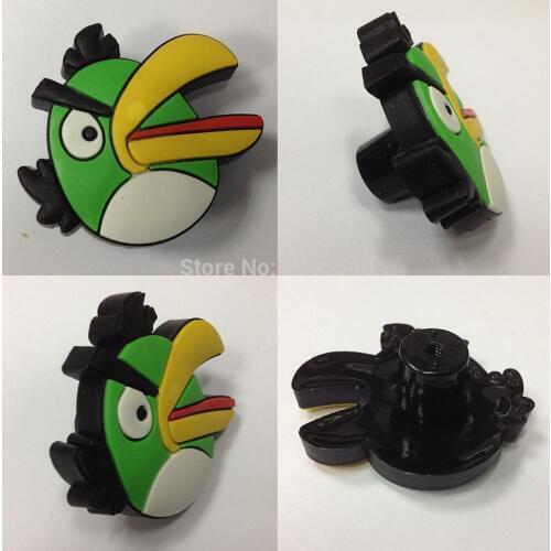 New 2pcs Soft Gum Kindergarten Drawer Knob Brid Cartoon Rubber Knobs Kids Bedroom Furniture Cabinet Drawer Pull knobs & Handle