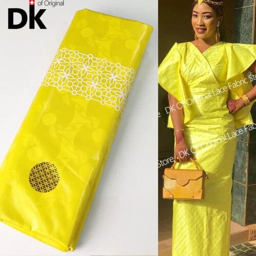 5Yards African Atiku Fabric For Men Bazin Riche Gextczer Brocade 2021 Tissue Dentelle Jacquard Material High Quality Basin Riche