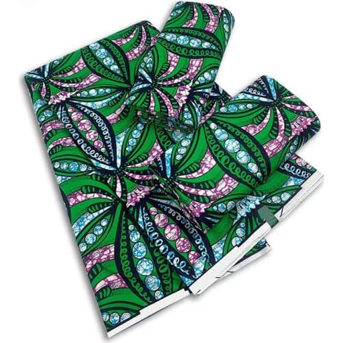 African real wax print fabric 6 yards Cotton Ankara Nigeria Ghana real wax for patchwork sewing african dresses TX02