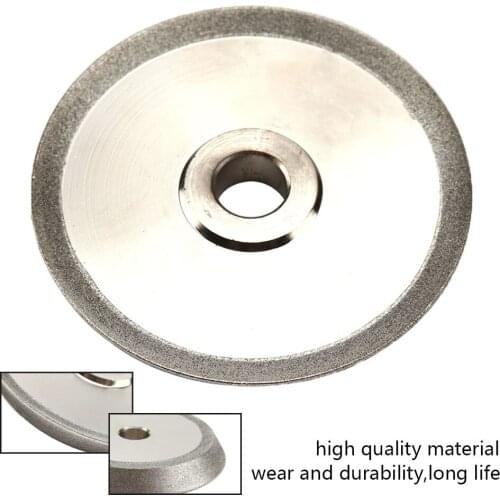 78mm Electroplating Diamond Grinding Wheel Cup 78x12.7MM For Milling Cutter Tool Sharpener Grinder Accessory 60 Degree Angle