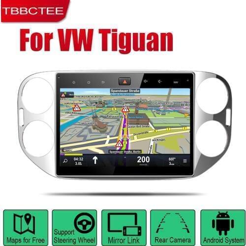TBBCTEE Android 2 Din Auto Radio For Volkswagen VW Tiguan 2010~2015 Car Multimedia Player GPS Navigation System Radio Stereo