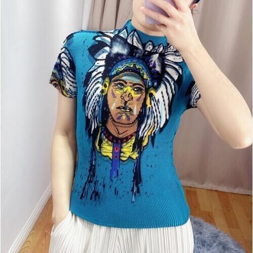 Changpleat Short Sleeve Shirts For Women