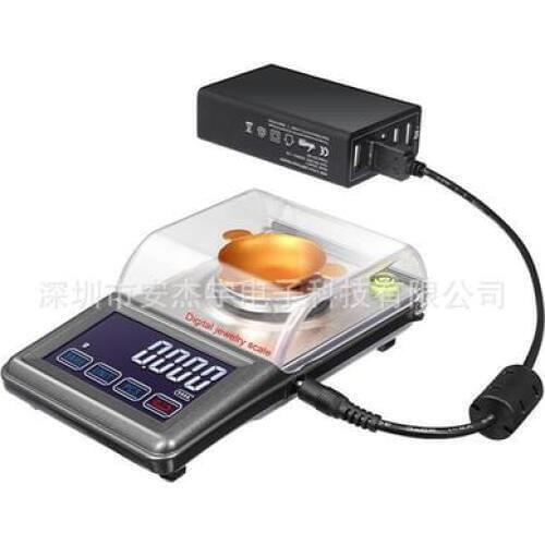 AJY 0.001g 50g mini carat electronic white backlight weight touch gem diamond pocket scale with USB