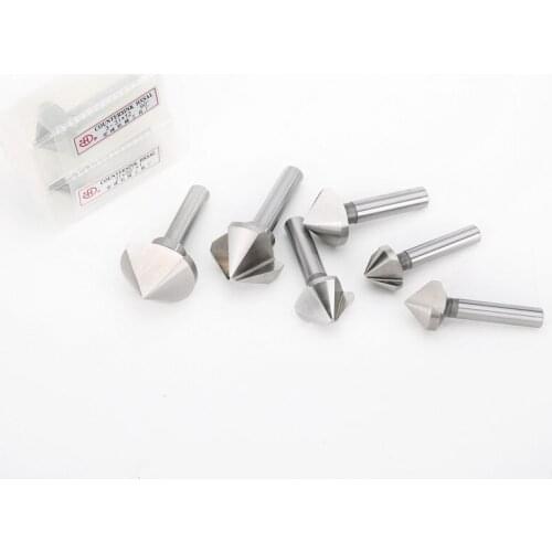 3flute straight shank 90degree Chamfering milling cutter 5 6 8 10 12MM for CNC machine