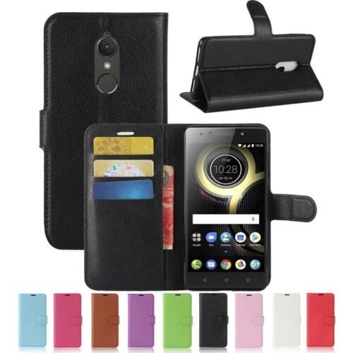 For Lenovo K8 Wallet Case Leather Cover for Lenovo K8 Flip Mobile Phone Cases Stand with Card Holders Hoesjes