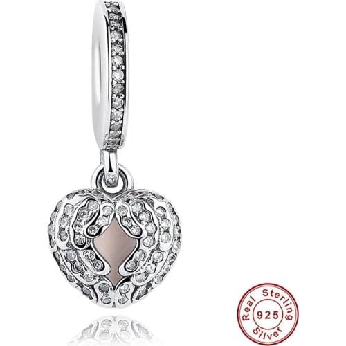 Hot Sale 925 Sterling Silver Eternal Love Zircon Charm&Beads Fit Original 3mm Bracelet For Women Birthday Fashion Jewelry Gift