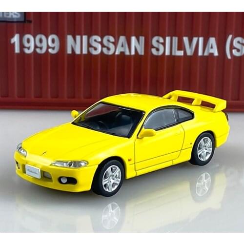 DieCast Master 1:64 Nissa Silvia S15 Yellow Simulation Model Car