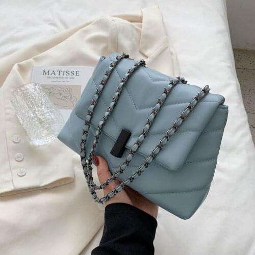 Fashion Chain Shoulder Crossbody Bags for Women Handbags Purses 2021 New Brand Designer Ladies Messenger Bags High Quality