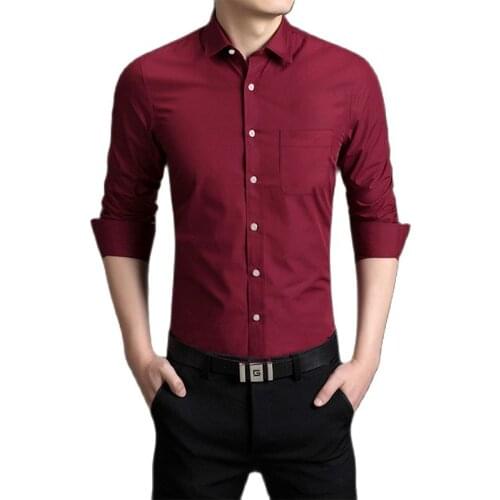 Mens Shirt，Shirts，Shirt，Four Seasons Man, Long-Sleeved Shirt, Shirt,Square Collar,Button Decoration, Fashion Go With Everything