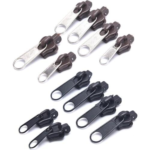 6PCS Instant Fix Zipper Repair Kit Replacement Zip Slider Teeth Rescue New Design Zippers For Sewing Clothes 2S +2M+2L