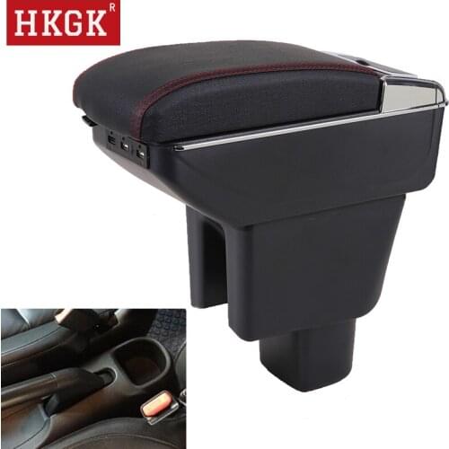 Armrest box For Honda BRV honda mobilio BR-V Dual Layer retractable Central Store Content box Car modification accessories