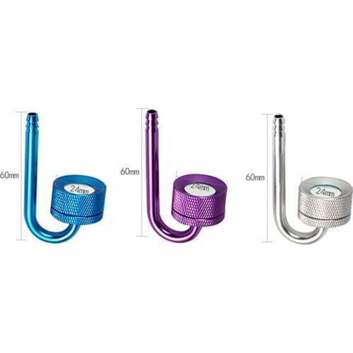 Silver/Purple/Blue Aquarium CO2 Atomizer System Diffuser Fish Tank Aquatic Water Plant Carbon Dioxide Atomizer