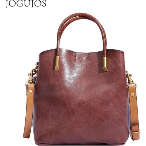 JOJUJOS Shoulder Bags Women Genuine Leather Handbags Women Luxury Crossbody Bags Designer Handbags High Quality Messenger Bags