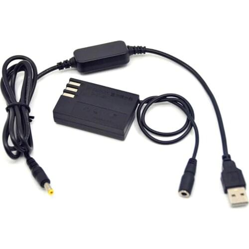 Power Bank 5V USB cable adapter K-AC128 + D-LI109 dummy battery D-DC128 DC Coupler for Pentax K-70 K-50 K-30 K-R K-2 K-S1 K-S2