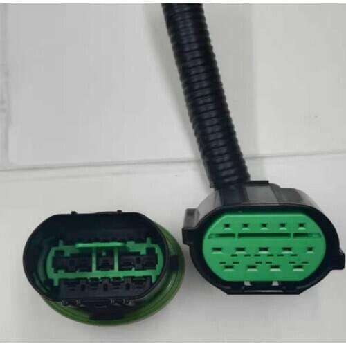 14Pin Car Headlight waterproof plug harness connector Male and Female For Hyundai Sonata 8 For KIA K5