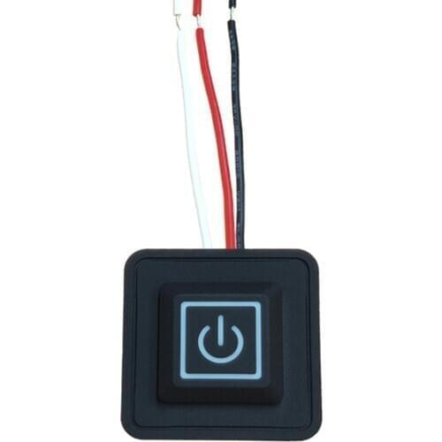 1PCS 3.7-12V DIY Temperature Controller Rheostat Silicone Button Switch