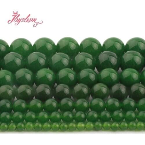 2-14mm Smooth Round Beads Taiwan Jades Nephrite Natural Stone Beads for Women DIY Jewelry Making Necklace Bracelat Earrings15"