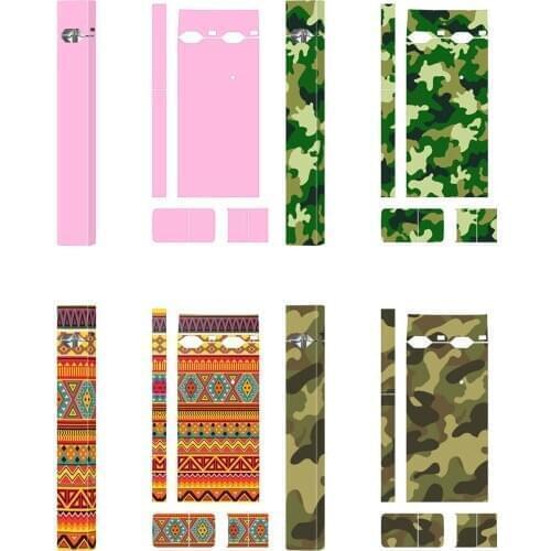 2pcs/lot Colorful design for Juu l sticker protect skin sticker for juu l sticker pvc skin sticker