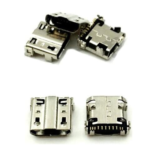50pcs/Lot ,Micro USB Plug Charging Port Connector Socket For Samsung Galaxy S4 i9500 i9502 i9505 i9508 Note 2 N7100 N7102 N7105