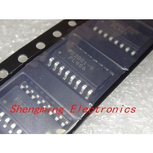 50pcs PS2801-4 PS2801 Optocoupler SOP-16
