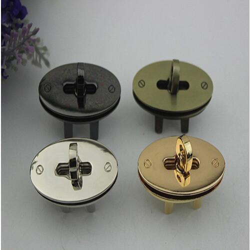 4 color Luggage hardware accessories eggs lock The oval egg-shaped Twist lock Handbags clothing hardware accessories locks