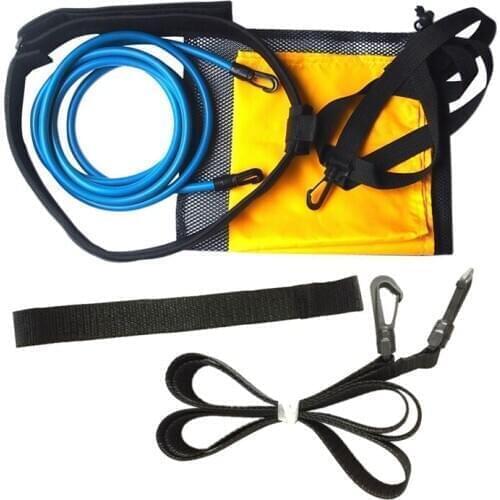 Swimming Resistance Parachute Elastic Rope Swim Resistance Training Belt Set Swimming Aids Swimm Training Equipment