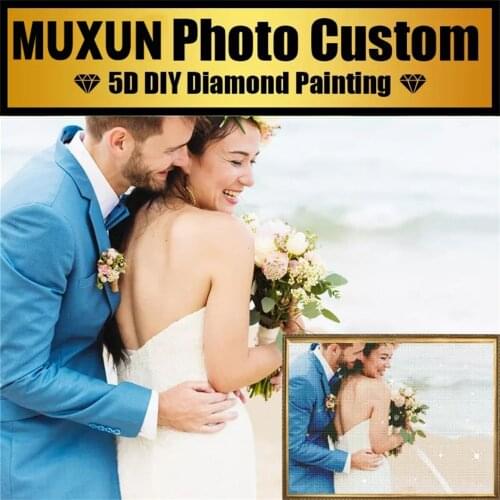 5D Diy Diamond Painting Custom Full Drill Square Diamond Painting Custom Photo Art Cross Stitch Needlework Home Decoration Gifts