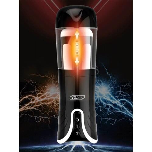 Automatic Telescopic Masturbators for Men Realistic Vagina Real Pussy Sex Electric Masturbation Cup Sex Toys For Men Sex Product