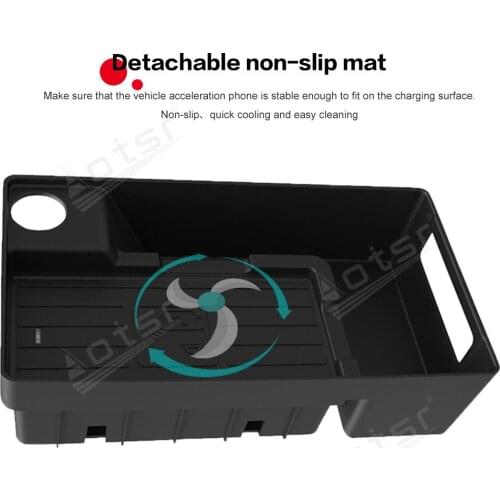 QI Wireless Charge Special On-board Charge Phone Charge Panel Android For Audi A4 A5 S4 S5 2016 - 2018 Pad Non-slip Accessories