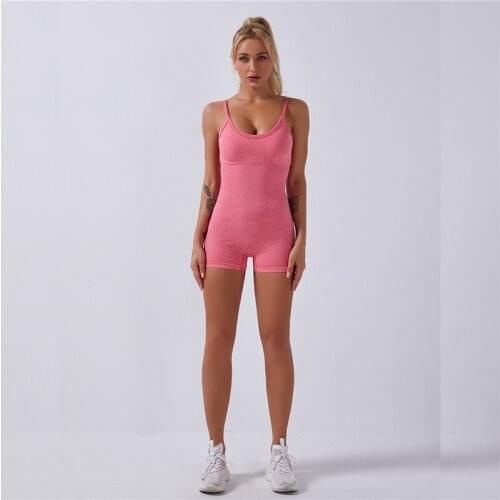 Seamless Jumpsuits one piece Adjustable Strap Vest Backless Underwear on trend Yoga Clothes Active Multi Sportswear Bum Sculpt