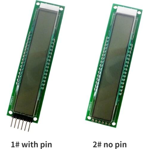 DM8BA10 LCD Display Module LED Module 10 Bit 16 Segment Module 10 Bit Digital Segment Tube SPI With Blue Backlight