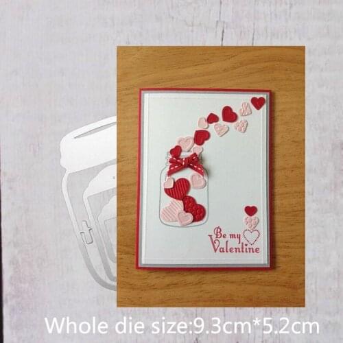 Hot Sale DIY Metal Wishing Bottle Cutting Dies Scrapbooking Card Album Album Embossing Cut Metal Craft Template