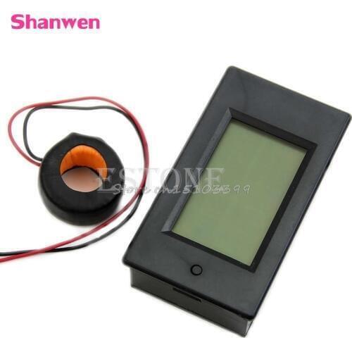 AC 80-260V LCD Digital 100A Volt Watt Power Meter Ammeter Voltmeter New G08 Whosale&DropShip