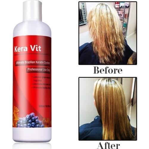 Keravit 500ml Brazilian Keratin Without Formaldehyde Keratin Moisturizing Treatment For Hair Care Sraighten Hair Salon
