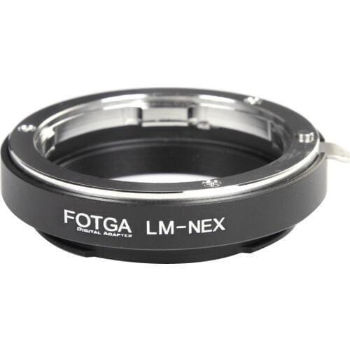 FOTGA LM-NEX Adapter Ring for Leica M Lens to Sony E Mount A7III A9 A7R A6000 A3000 NEX-7 6 5 3 5N 3VG10E VG20E