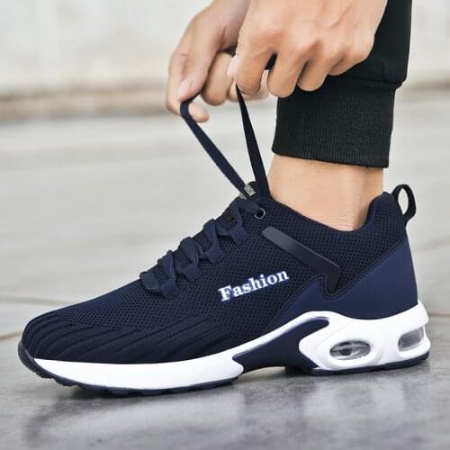 Men Sneakers Air Cushion Outdoor Walking Shoes 2021 Summer Breathable Sport Running Shoes Low Top Soft Casual Sneakers Size 46