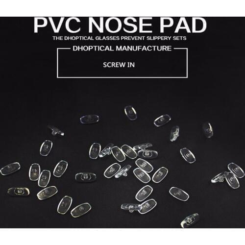 PVC nose pad,glasses nose pad eyeglasses parts 2000pcs screw in glasses accessories