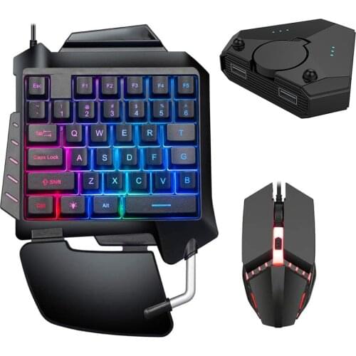 New Gaming Keyboard Mouse Set 3 In 1 Multifunctional Durable Mobile Gamepad Controller Keyboard Mouse Converter Kit For Switch