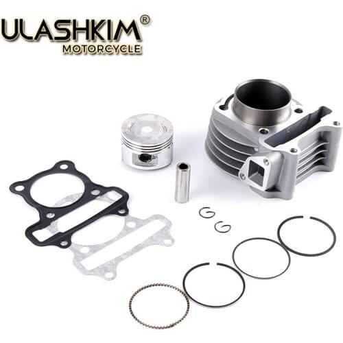 GY6 50cc 80cc 100cc Cylinder 47mm 50mm Cylinder Piston Rings assy 4 Stroke Scooter Moped ATV with 139QMB 139QMA engine
