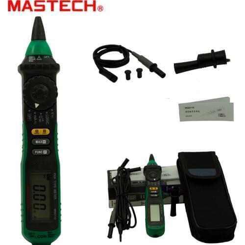 Professional Mastech MS8211 Pen-type Digital Multimeter Non-contact AC Voltage Detector Auto-ranging Test Clip wholesale