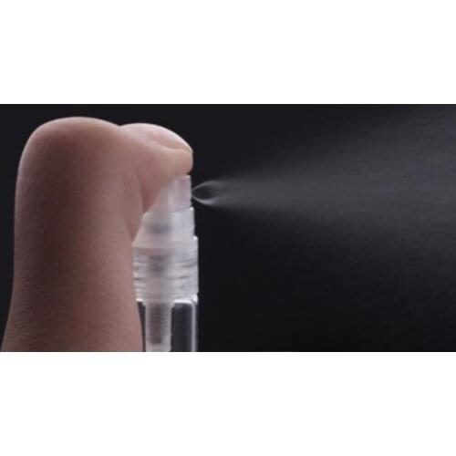Mini 2ml 3ml 5ml 10ml Spray Bottle Empty Clear Glass Sub-bottle Refillable Portable Perfume Fine Mist Atomizer LX1072