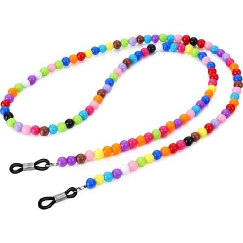 Colorful Beaded Glasses Strap Sunglasses Chain Necklace Lanyard Spectacle Rope Accessories