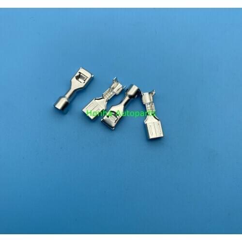 Gray and black optional 6.3mm QLW 250 3Pin Power Cord Female Right Slot Wiring Harness Cable Connector DJ623F-6.3B terminal