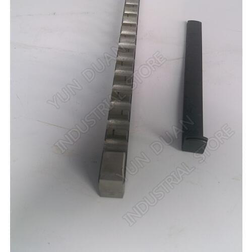 Keyway Broach 10mm D Push Type High Speed Steel HSS Cutting Tool for CNC Broaching Machine Metalworking