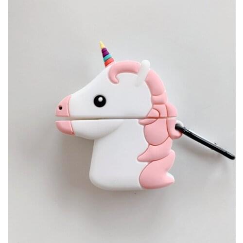 Silicone Bluetooth Earphone Case for Airpods 1 2 Protective Cover Cases Charging Box Protector With Metal Hook