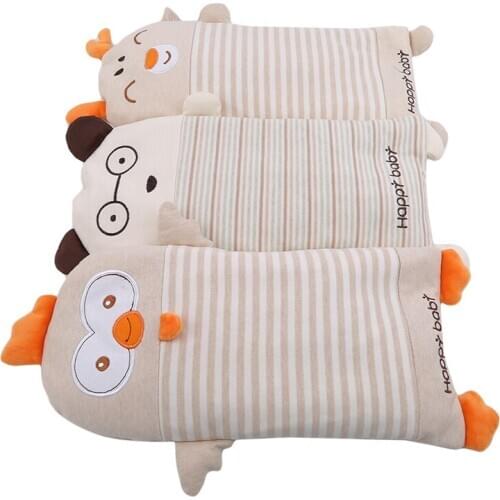Cotton Blend weeping willow 0-6 years old newborn cotton soft pillow with buckwheat full-in cartoon design baby weeping willow