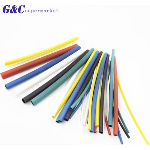 1 meter / batch 2: 1 color diameter heat shrinkable tube sleeve wrapped wire DIY connector repair random color diy electronics