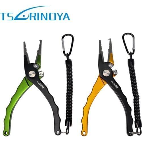 Tsurinoya Fishing Pliers 19cm145g Aviation Aluminum-alloy Fishing Tackle Tool Alicate De Pesca Multifunction Plier Fishing Pince